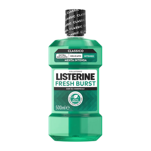 Listerine Coll.500Ml Fresh Burst – Cartone 12 pz – Listerine Collutorio 500Ml Fresh Burst