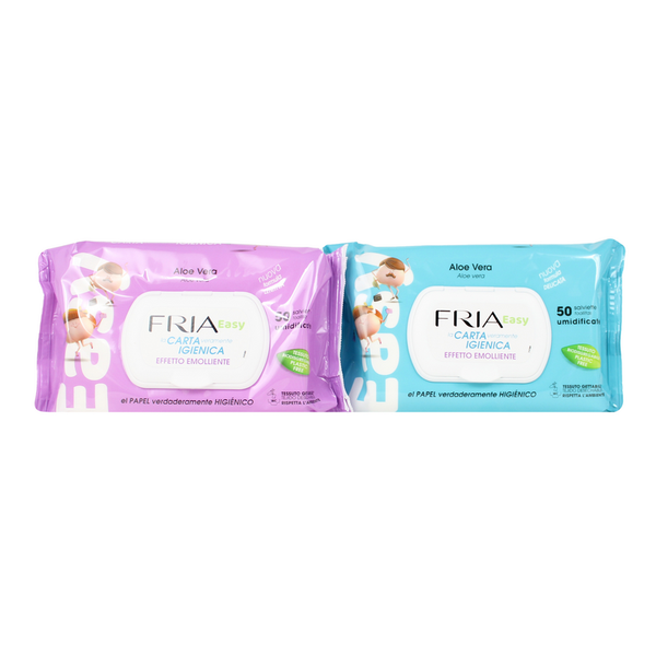 Fria Salviette Carta Igienica Blu-Rosa