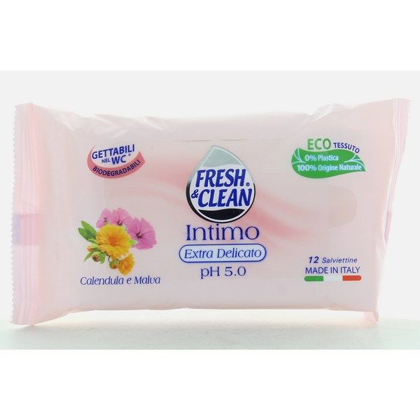 Fresh&Clean Salviette Intimo Calendula Pz 12