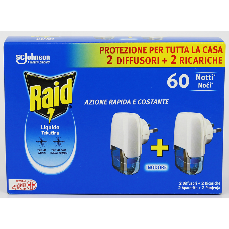 Raid 2Diffusori+2Ric 30Notti Kit(It