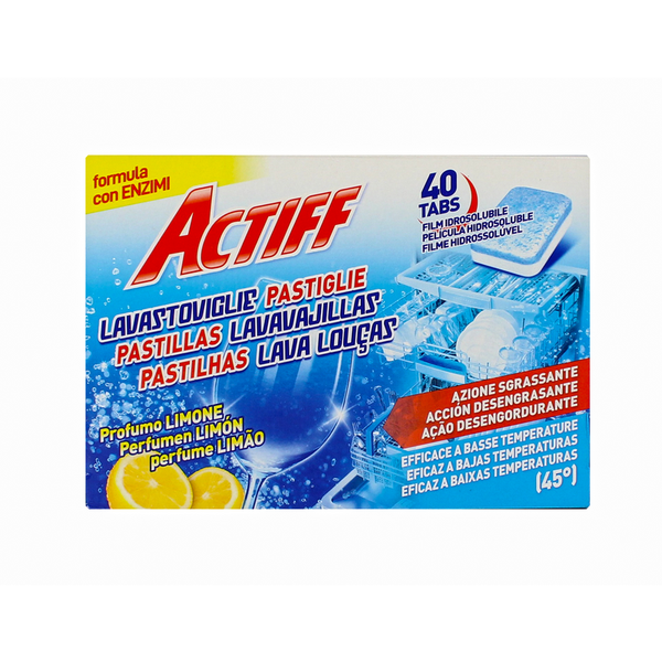 Actiff Tabs 40pz Lemon – Cartone 6 pz