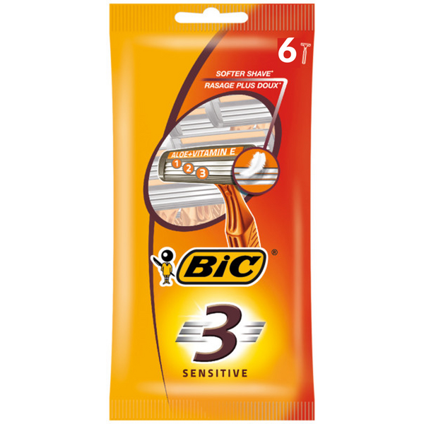 Bic Rasoio 3Sensitive Pz 6