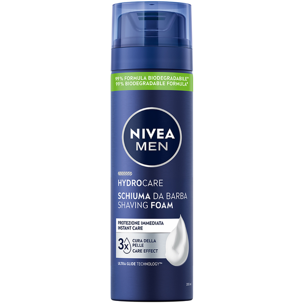 Nivea For Men Schiuma Barba 200ml Hydro Care – Cartone 12 pz