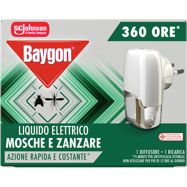 Baygon Diffusore+Ricarica Liq 360