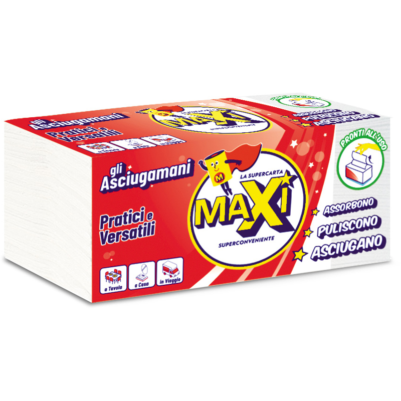 Maxi Asciugamani Pronti All'Uso