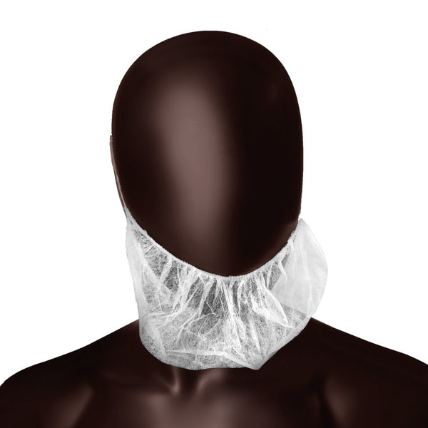 Copribarba Monouso BEARD Ajsia PLP 12g Elastico Nucale Tramatura Antipelo - 2 Colori - Cod. 14017/14018 - Cartone 1000 pz