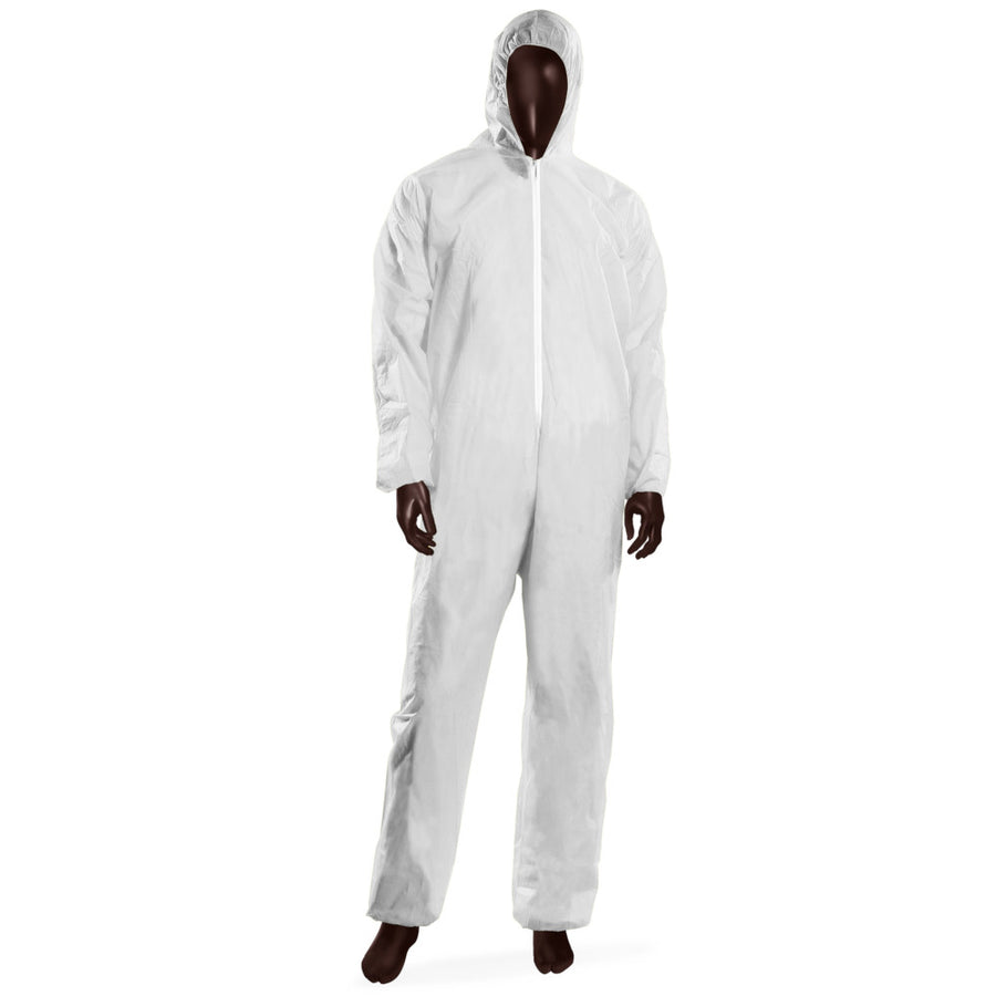 Tuta monouso Hood 40 Ajsia con cappuccio PLP 40g DPI I - 6 colori - cartone 50 pz