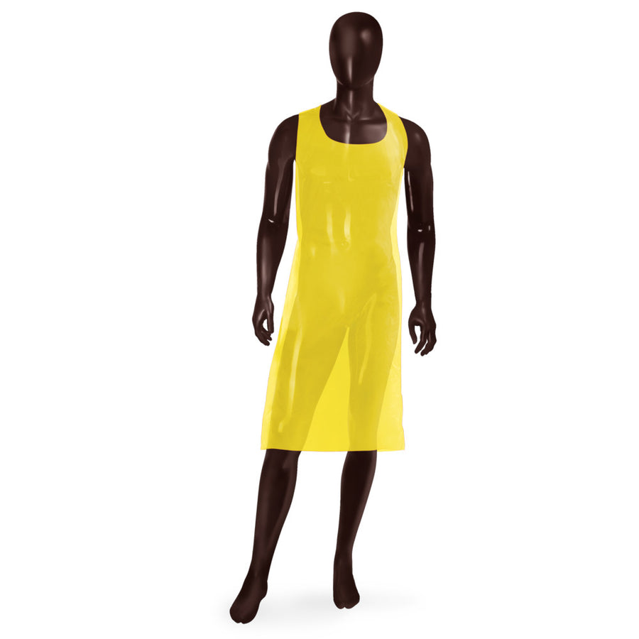 Grembiule monouso APRON 30 Ajsia LDPE 30my 70x120cm food contact DPI I - 6 colori - cartone 1000 pz