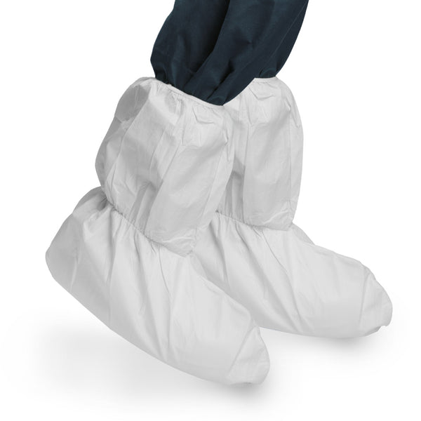 Gambali Monouso BOOTCOVERS Ajsia Laminato 67g Con/Senza Lacci DPI III - 2 Colori - 2 Dimensioni - Cod. 14545/14546/23701/23702 - Cartone 200 pz