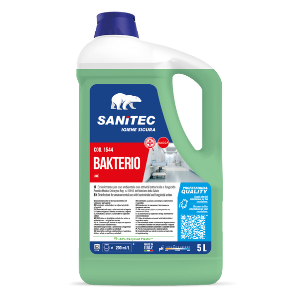 Bakterio Lime e Mandarino 1544 Sanitec tanica 5 kg