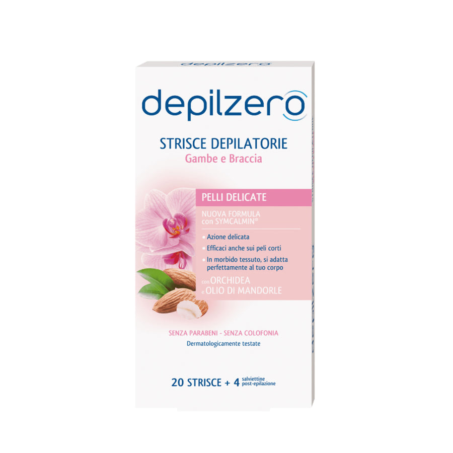 Depilzero Strisce Corpo Delicate pz 20 – Cartone 12 pz