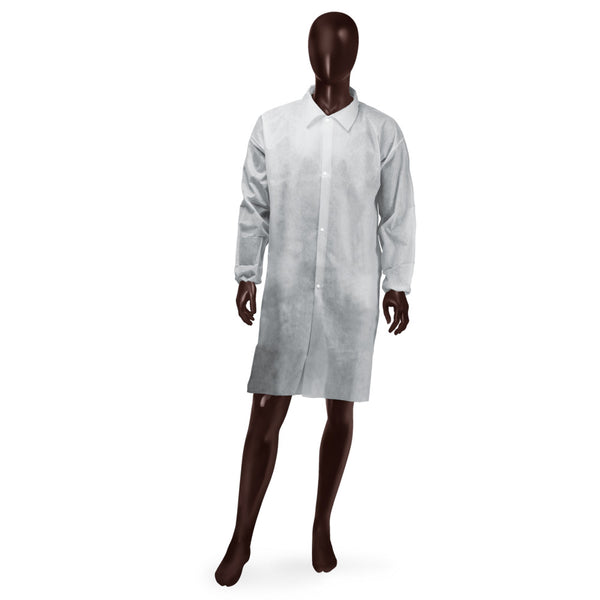 Camice monouso – Button 50 18495 |Ajsia | 50 pz