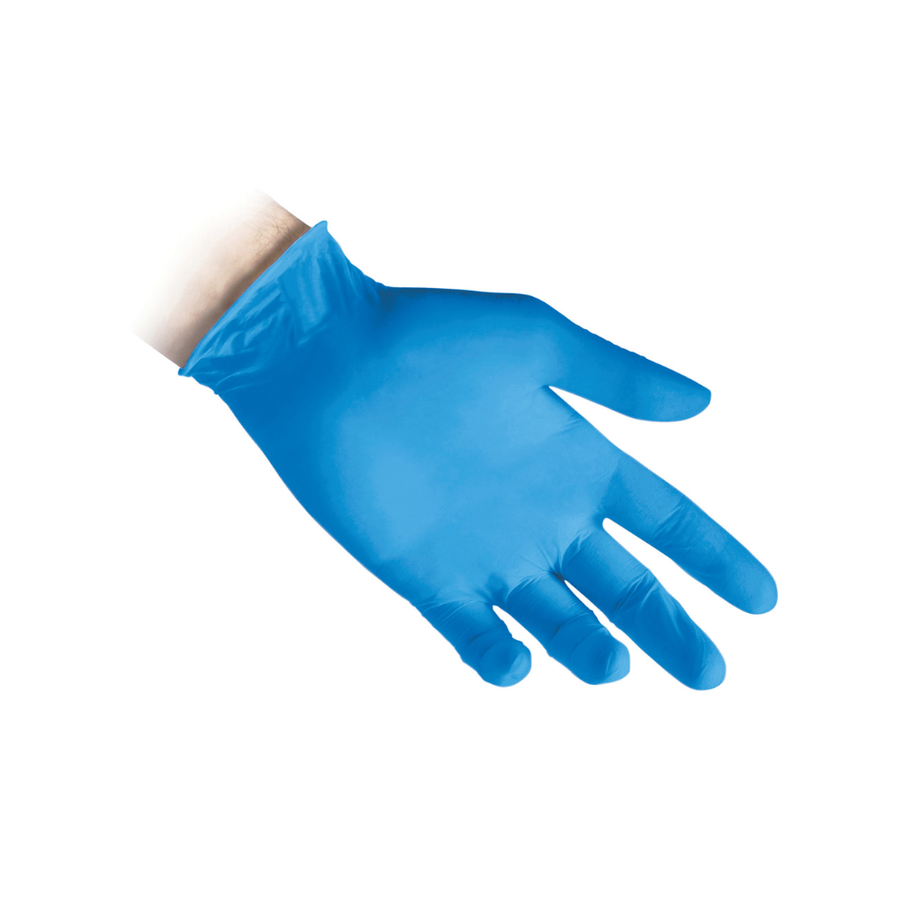 Guanti monouso in nitrile azzurro Reflexx N80B - 3,2g | 100 o 200 pezzi per box