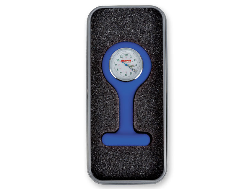 OROLOGIO PER INFERMIERI con scatola alluminio rotondo