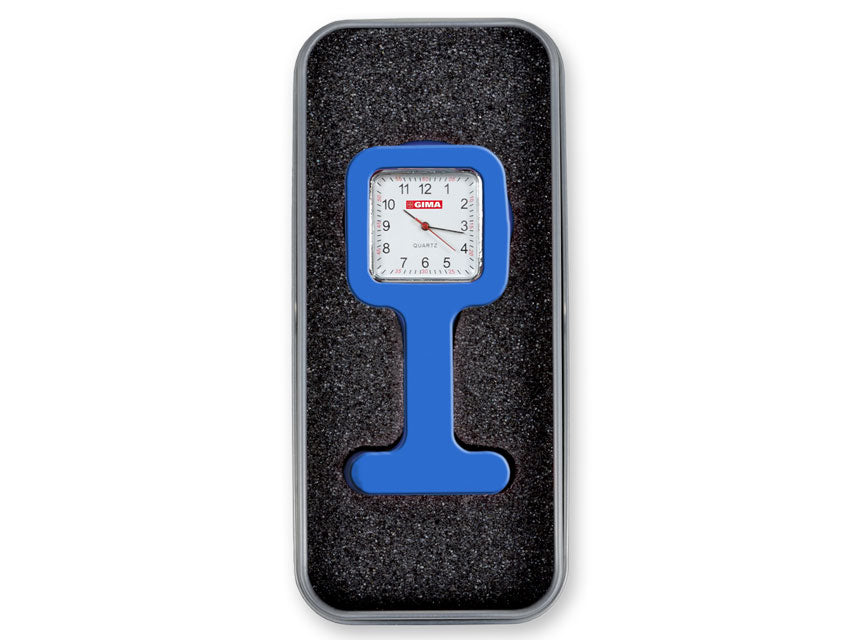 OROLOGIO PER INFERMIERI con scatola alluminio quadrato