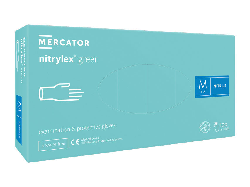 Guanti Nitrile Nitrylex Light Green 21827