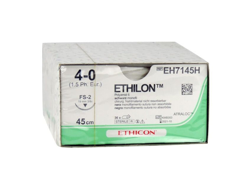 Sutura Monofilamento Ethicon Ethilon - Conf. 36 pz.