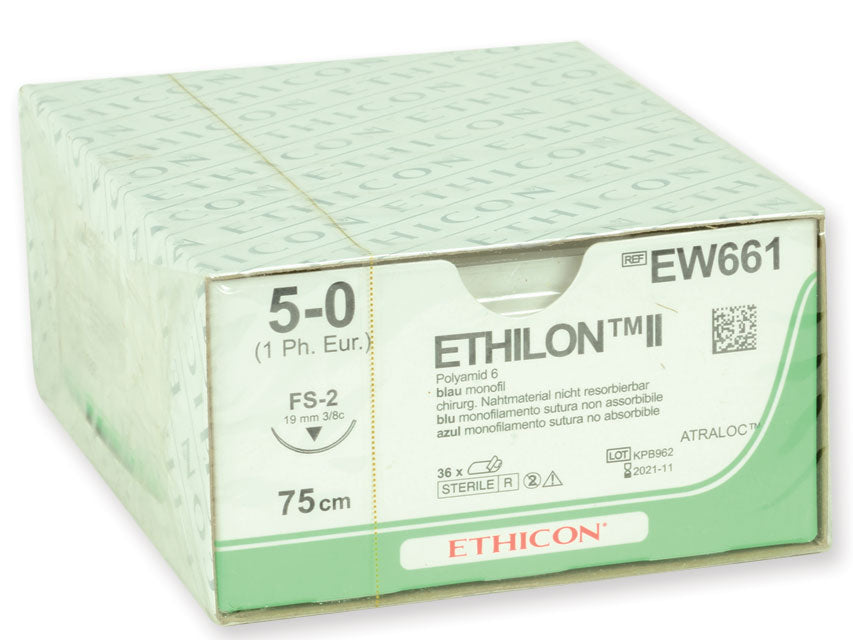 Sutura Monofilamento Ethicon Ethilon - Conf. 36 pz.
