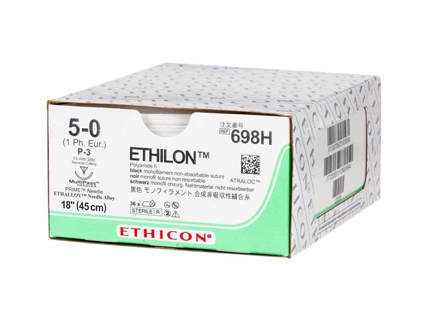 Sutura Monofilamento Ethicon Ethilon - Conf. 36 pz.