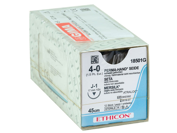 Sutura Seta Ethicon Perma-hand Intrecciata