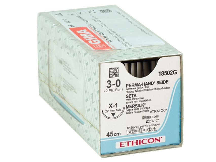 Sutura Seta Ethicon Perma-hand Intrecciata - Conf. 36 pz.