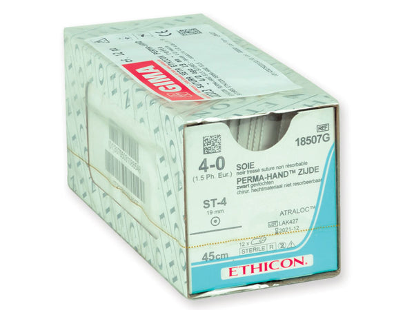 Sutura Seta Ethicon Perma-hand Intrecciata Retta