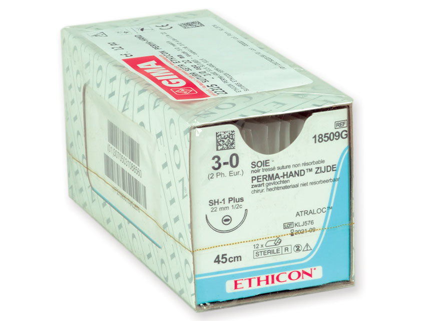 Sutura Seta Ethicon Perma-hand Intrecciata - Conf. 36 pz.