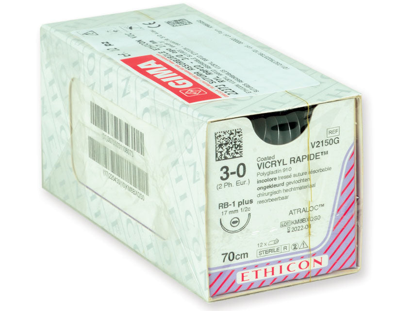 Sutura Assorbibile Ethicon Vicryl Rapid Intrecciata - Conf. 36 pz.