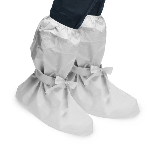 Gambali Monouso BOOTCOVERS Ajsia Laminato 67g Con/Senza Lacci DPI III - 2 Colori - 2 Dimensioni - Cod. 14545/14546/23701/23702 - Cartone 200 pz