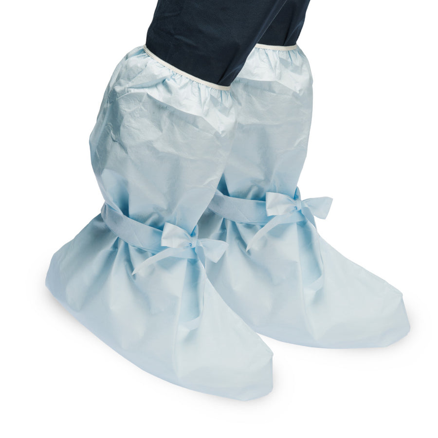 Gambali monouso Bootcovers Ajsia laminato 67g con/senza lacci DPI III - 2 colori - 2 dimensioni - cartone 200 pz