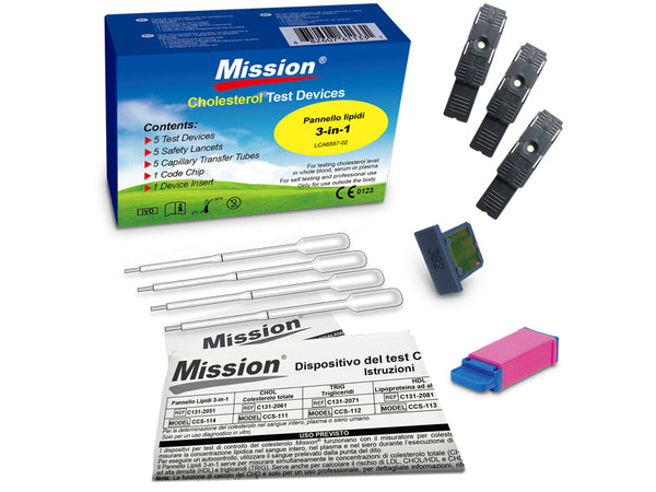 Pannello Profilo Lipidico 3in1 + Capillari per Codice 23932