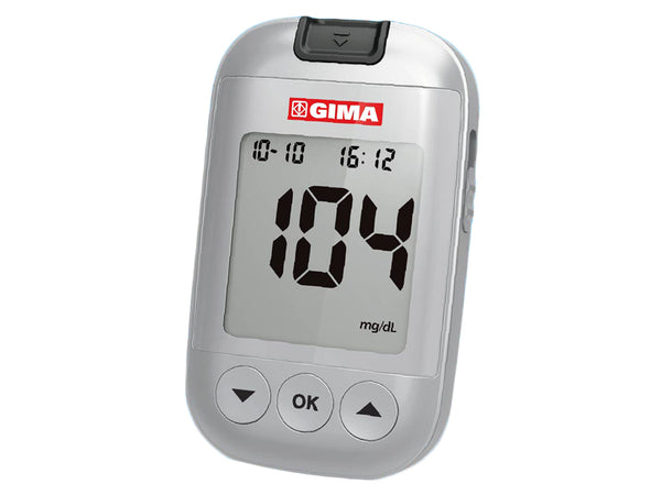 KIT COMPLETO GLUCOMETRO GIMA mg/dl - GB, FR, ES, PT