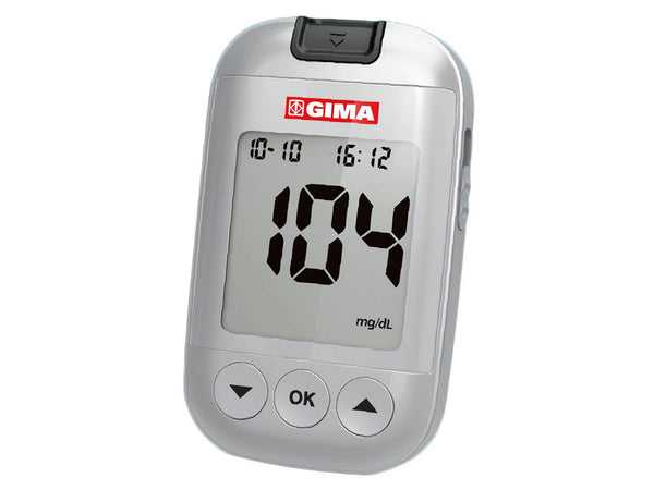 KIT COMPLETO GLUCOMETRO GIMA mg/dl - IT, DE, GR, Arabo