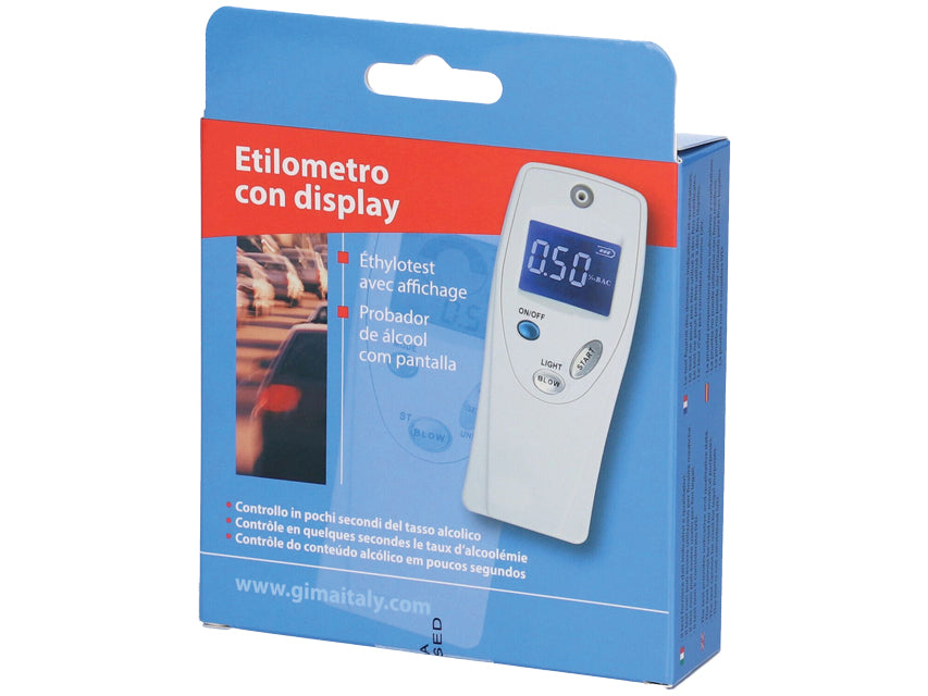 ALCOHOLIMETRO ETILOMETRO con display