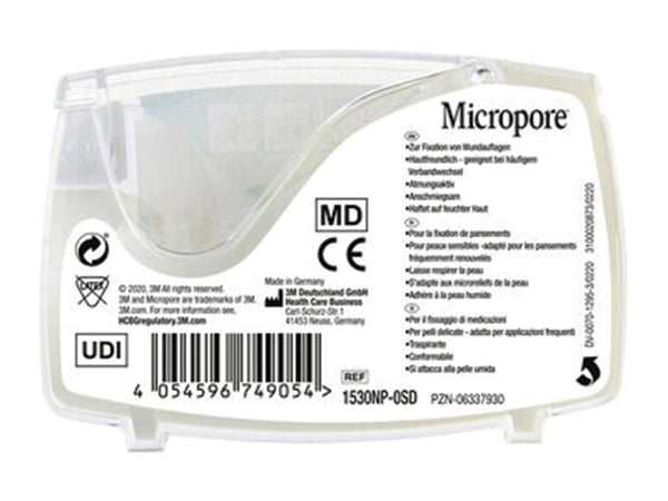Micropore 3m 1,25cmx5m 1530np-0sd