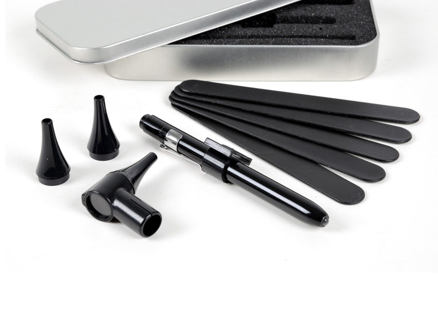 Kit Otoscopio Delta Luce A Led _a
