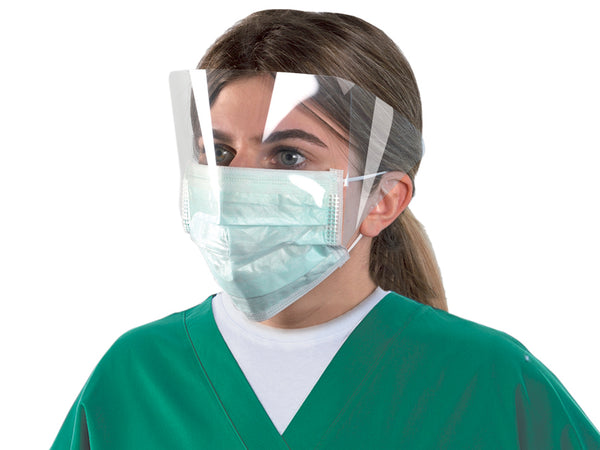 MASKOP con visiera avvolgente elastici