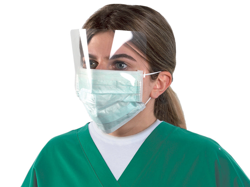 MASKOP con maschera trasparente con elastici