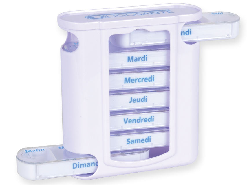 PORTAPILLOLE SETTIMANALE x4 TOWER inglese/francese