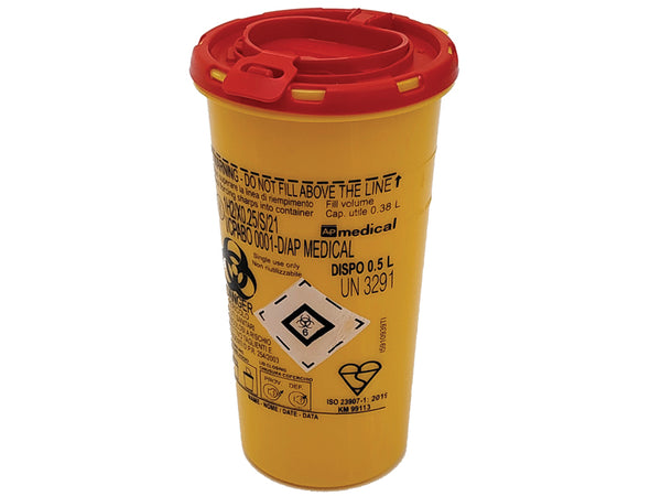 Contenitore Rifiuti Taglienti Dispo 0,5 Litri