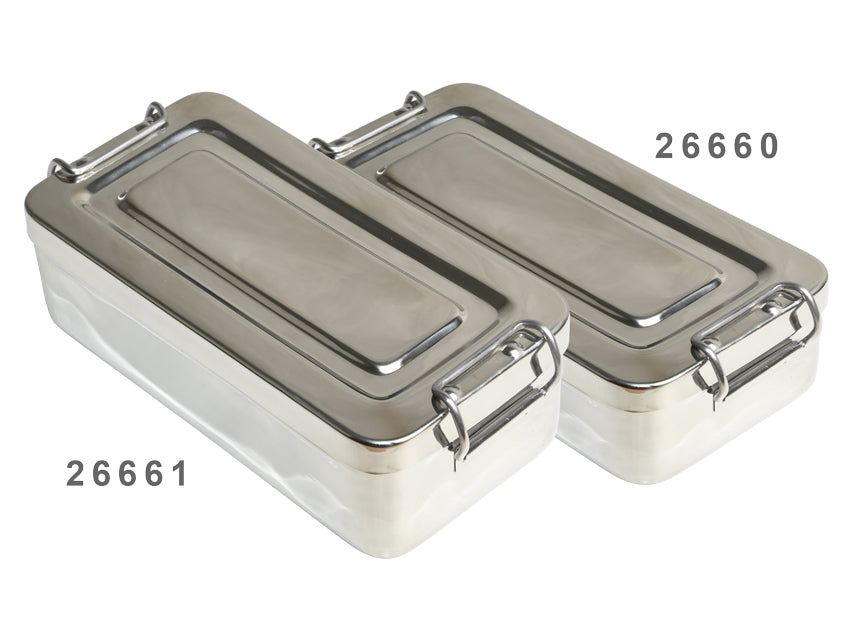 Scatola Acciaio Inox con Manici