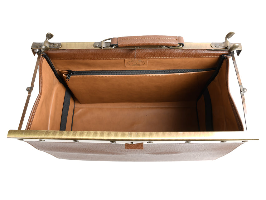 BORSA "GRANDE POLUS SKAY" cognac