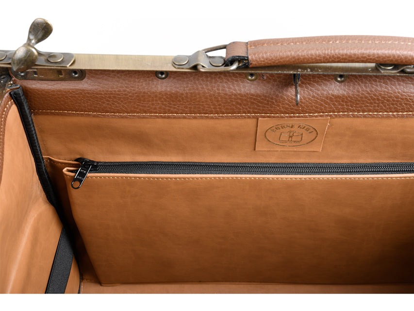 BORSA "GRANDE POLUS SKAY" cognac
