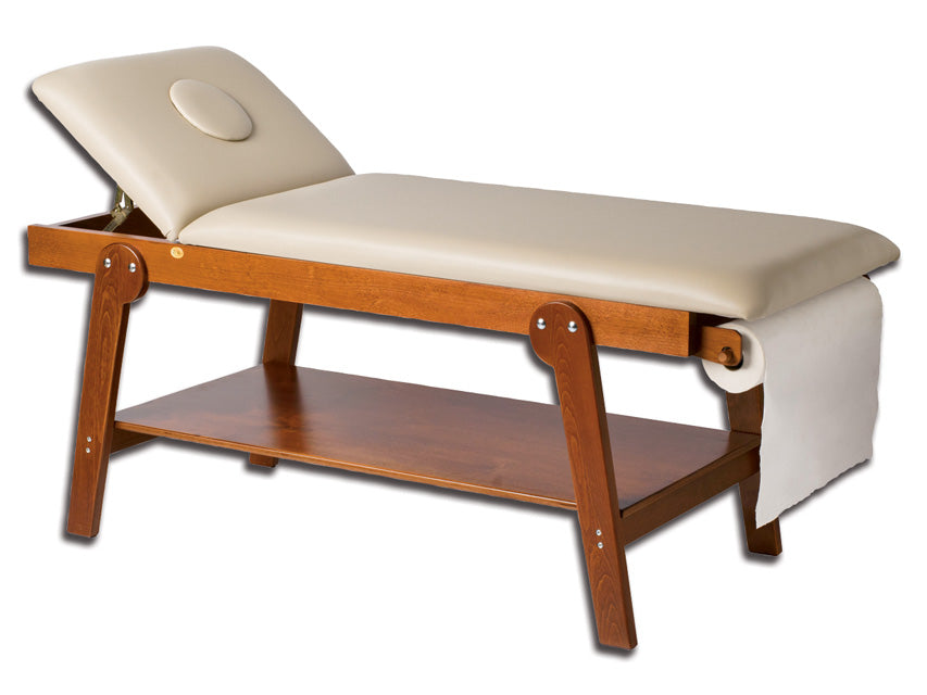 Lettino In Legno Firenze Con Foro Ciliegia