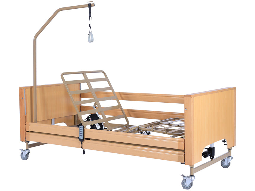 Letto Elettrico A 4 Motori Altezza Regolabile 84 3 Articolazioni 4 Sezioni
