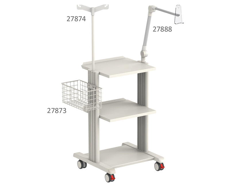 Carrello Smart 2 Ripiani 40X36 Cm + Base _d