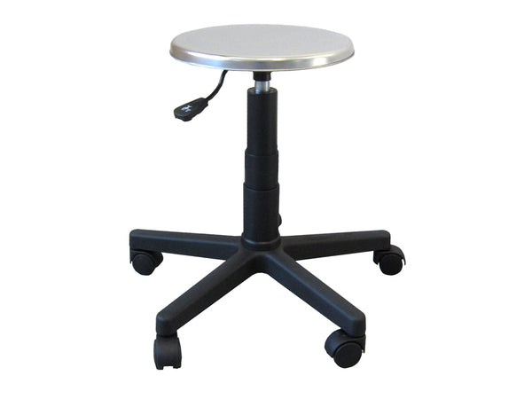 Sgabello Sedile Inox Con Ruote