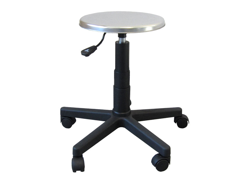 Sgabello Sedile Inox Con Ruote