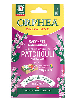 Orphea Sacchetti Profumo pz 3+1 Patchouli – Cartone 12 pz