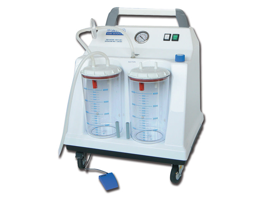 Aspiratore TOBI Hospital 2 vasi da 4 litri